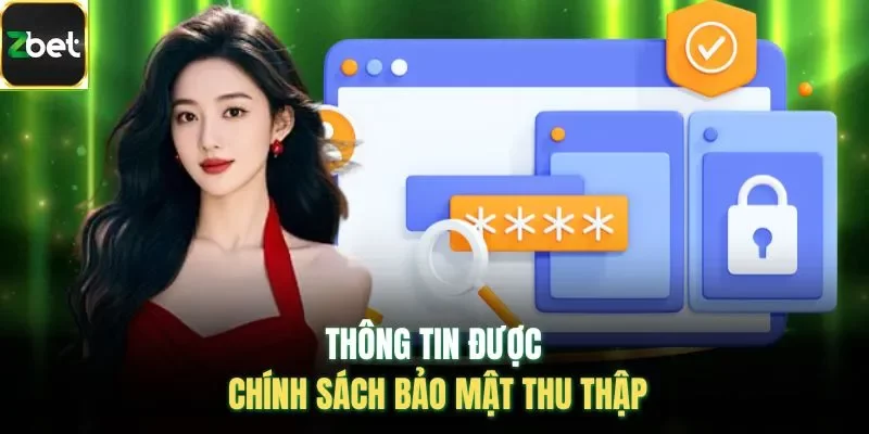 Thông tin được chính sách bảo mật thu thập  